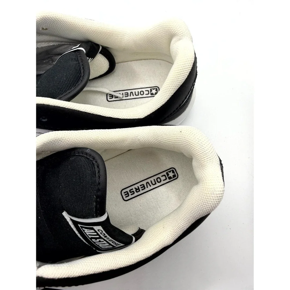 Converse Weapon A10203C Mens 10 Sneaker White Black Leather Skateboard Shoes - Picture 8 of 11